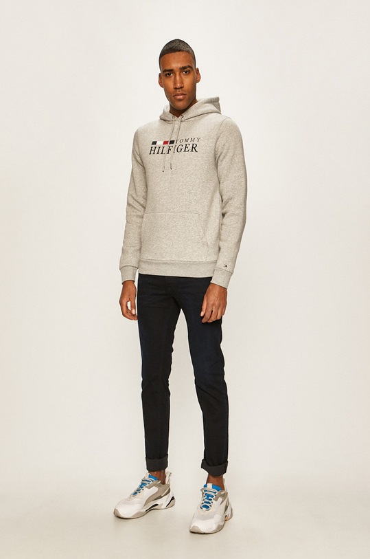 Tommy Hilfiger - Bluza MW0MW12672 gri SS20