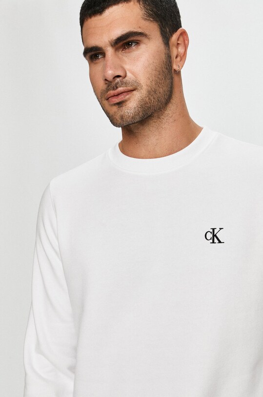 Calvin Klein Jeans - Bluza alb J30J314536