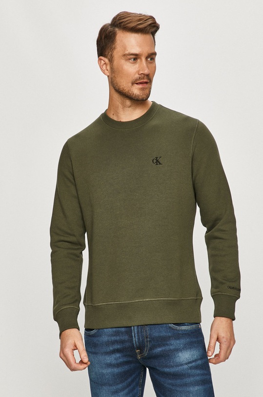 Calvin Klein Jeans - Bluza J30J314536 verde J30J314536