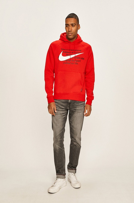 Nike Sportswear - Mikina CJ4861 červená SS20