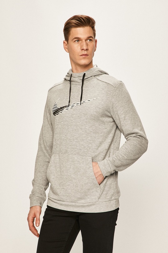 Nike - Mikina s kapucí šedá CJ4268