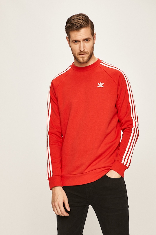 adidas Originals - Mikina FM3761 bez kapuce červená FM3761