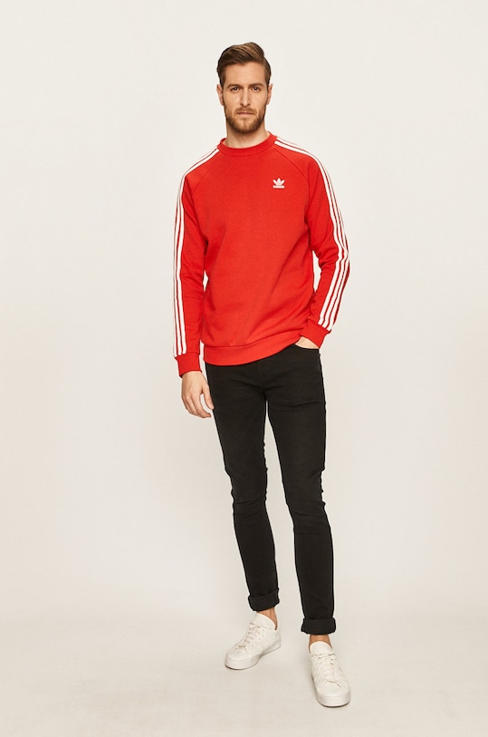 adidas Originals - Mikina FM3761 FM3761 červená SS20