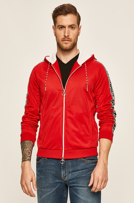 Armani Exchange - Mikina s kapucňou červená 3HZMFM.Z8M8Z