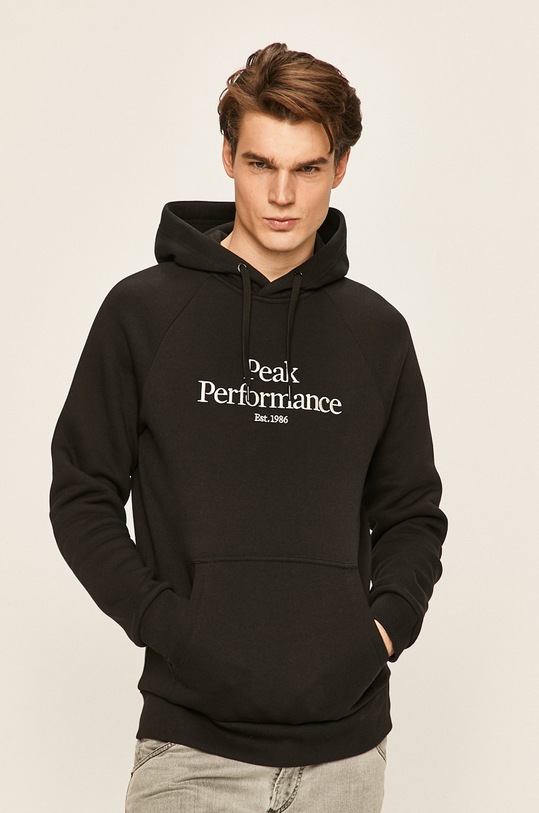 Peak Performance - Mikina s kapucí černá G66761035