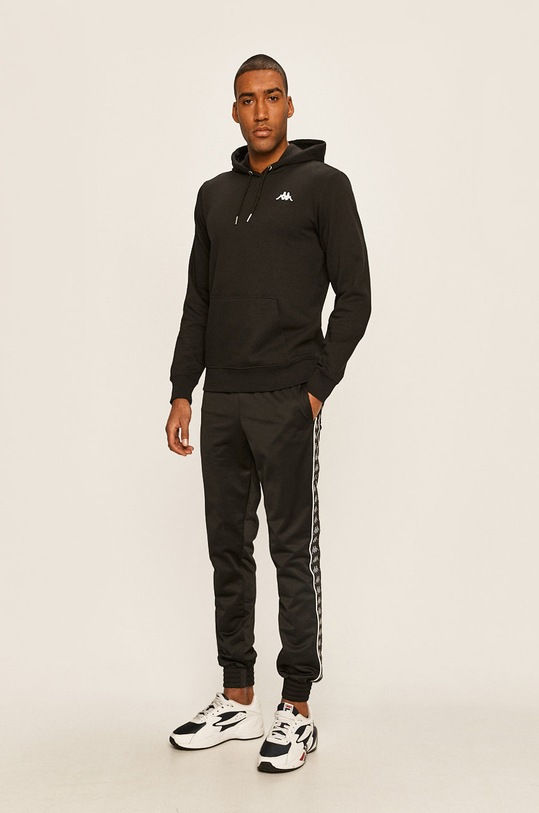 Kappa - Majica 707390 crna SS20