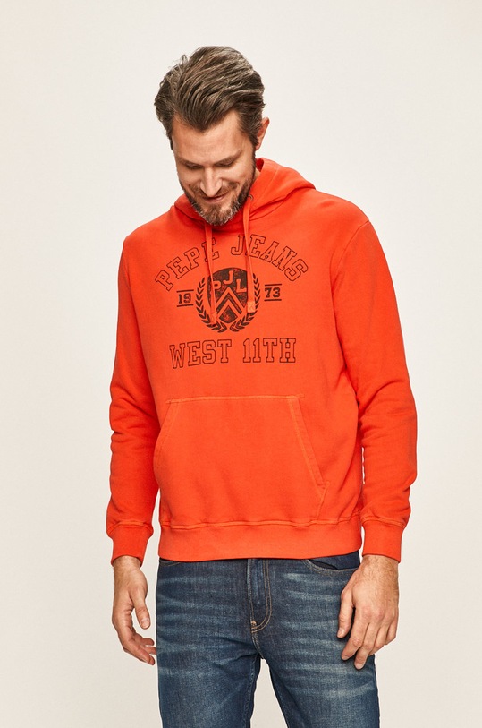 Pepe Jeans - Bluza Garrett rosu PM581799