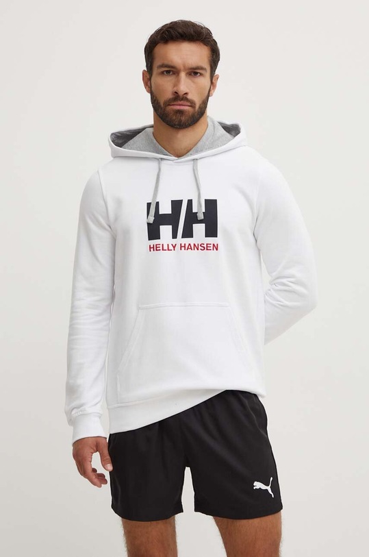 Helly Hansen - Bluza HH LOGO HOODIE z kapturem biały 33977