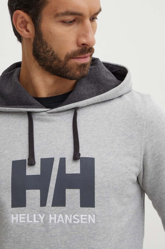Helly Hansen bluza HH LOGO HOODIE szary 33977