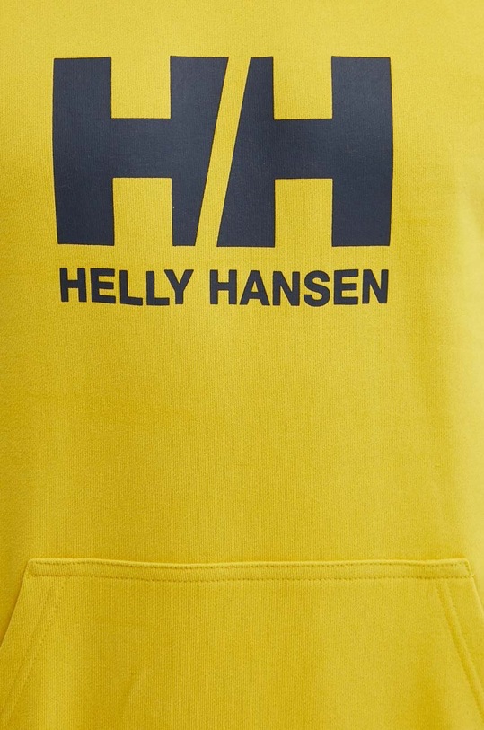 Helly Hansen bluza bawełniana HH LOGO HOODIE 33977 żółty