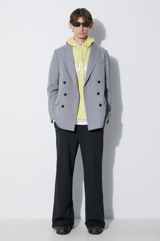 Helly Hansen cotton sweatshirt HH LOGO HOODIE 33977 yellow SS24