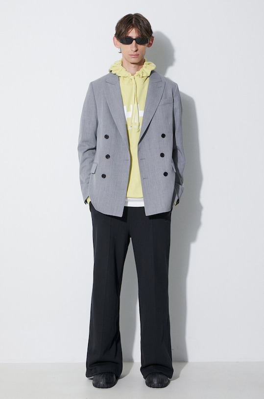 Helly Hansen cotton sweatshirt HH LOGO HOODIE 33977 yellow SS24