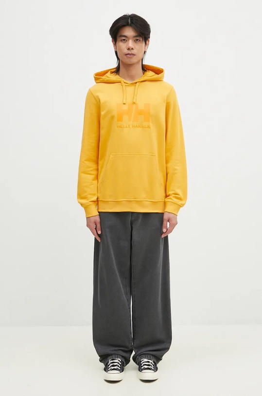 Helly Hansen sweatshirt HH LOGO HOODIE 33977 yellow