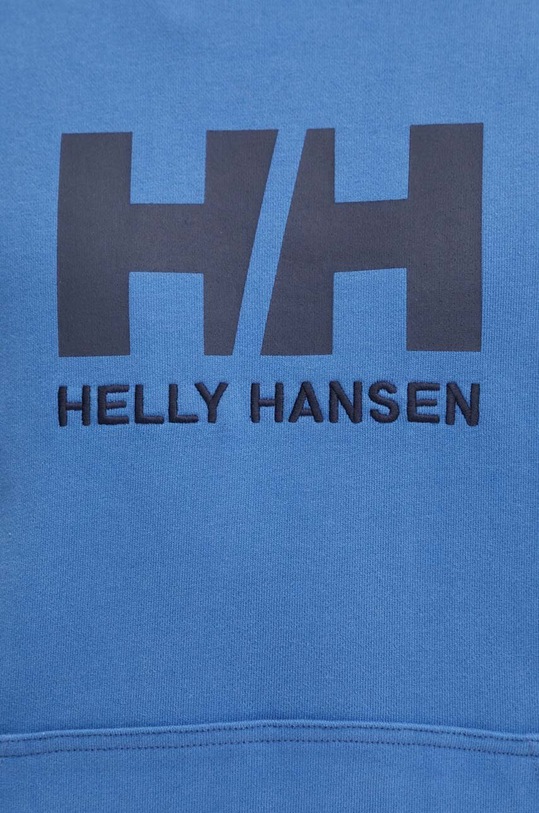 Bavlnená mikina Helly Hansen HH LOGO HOODIE 33977 modrá