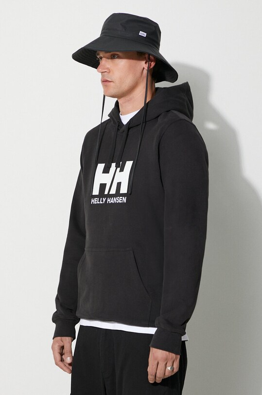 Хлопковая кофта Helly Hansen чёрный 33977