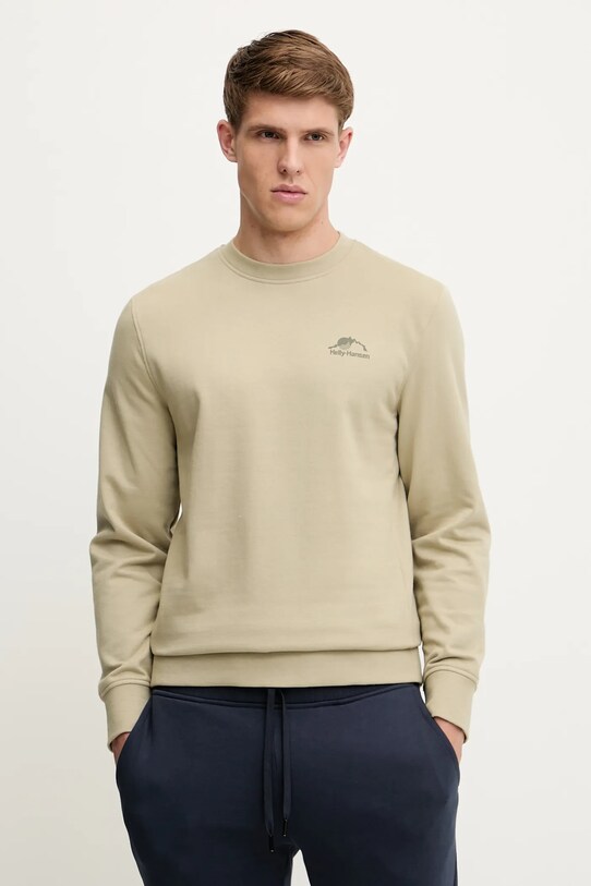 Helly Hansen mikina bez kapucne zelená 62976