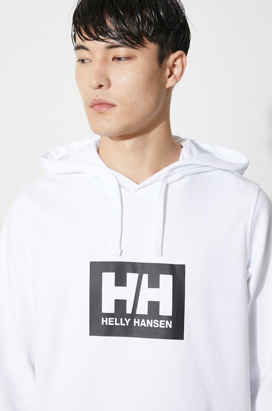 Helly Hansen felpa in cotone 53289 bianco