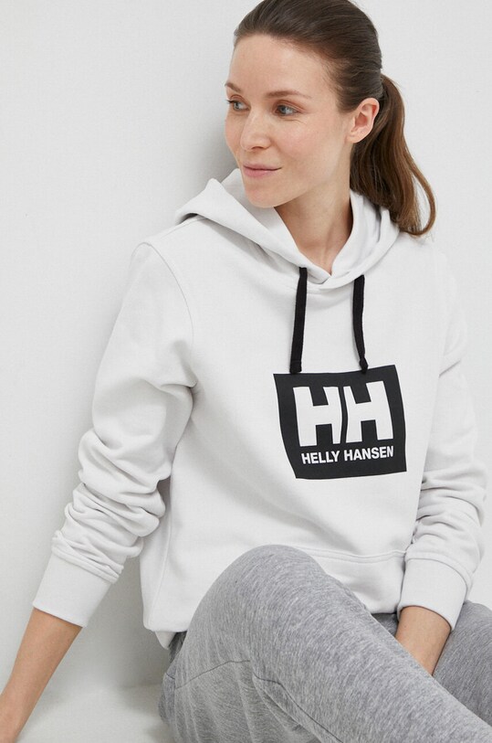 Ρούχα Βαμβακερή μπλούζα Helly Hansen 53289 γκρί