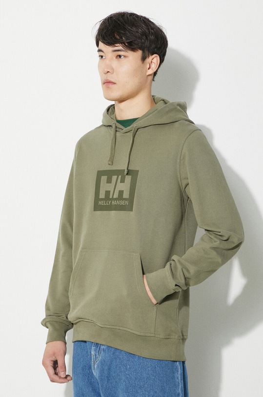 Helly Hansen cotton sweatshirt green 53289