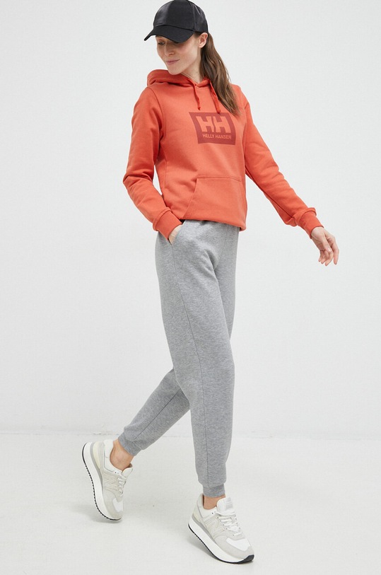 Odzież Helly Hansen bluza bawełniana 53289 pomarańczowy