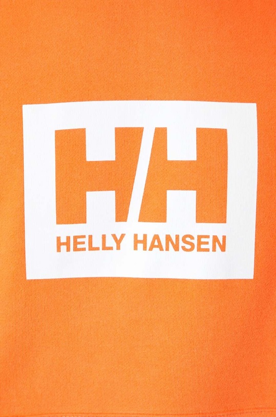 Βαμβακερή μπλούζα Helly Hansen 53289 πορτοκαλί