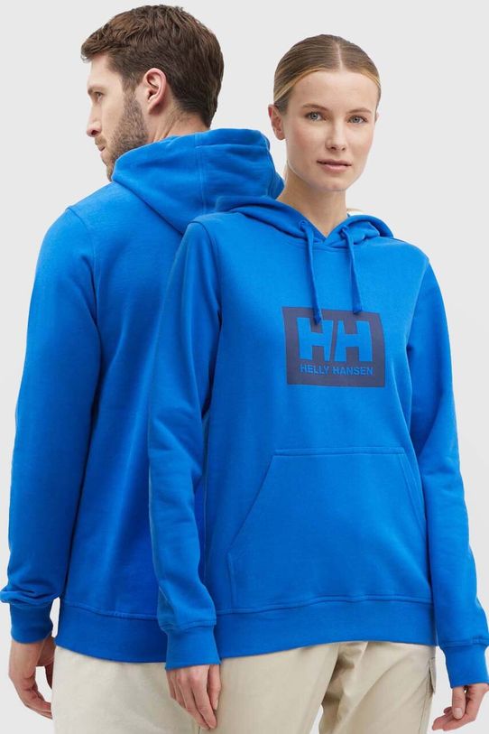 Helly Hansen bluza bawełniana niebieski 53289