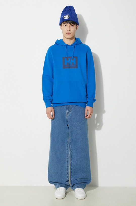 Helly Hansen cotton sweatshirt 53289 blue SS24