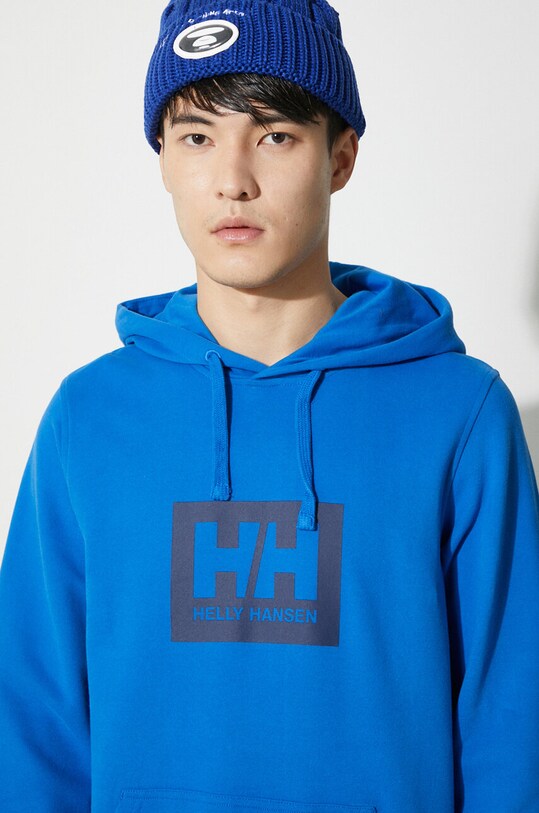 Helly Hansen felpa in cotone 53289 blu