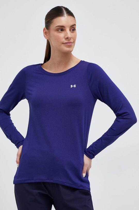 Under Armour z elastanem granatowy 1328966