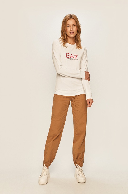 EA7 Emporio Armani - Mikina 8NTM39.TJ31Z bílá AA00