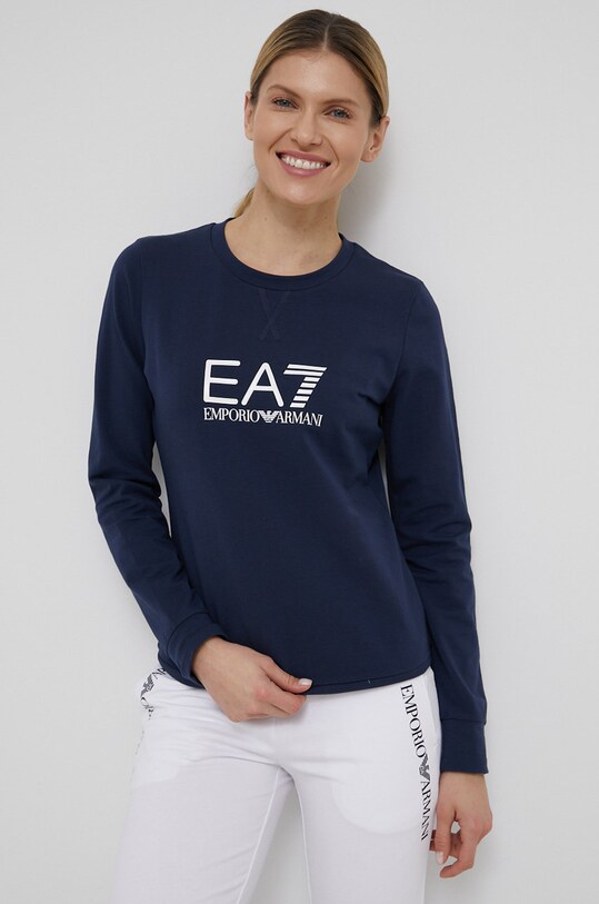 EA7 Emporio Armani bluza print bleumarin 8NTM39.TJ31Z