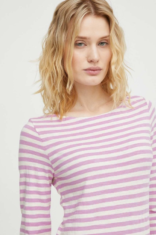 Tričko s dlouhým rukávem Marc O'Polo růžová M02219652597
