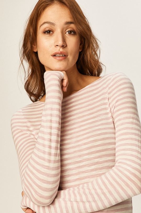 Tričko s dlouhým rukávem Marc O'Polo růžová M02219652597