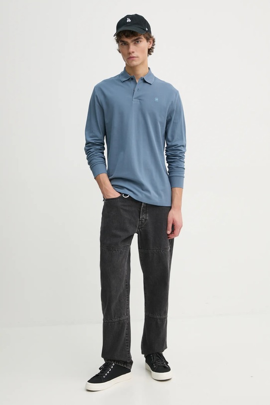 G-Star longsleeve D14141.5864 niebieski AW24