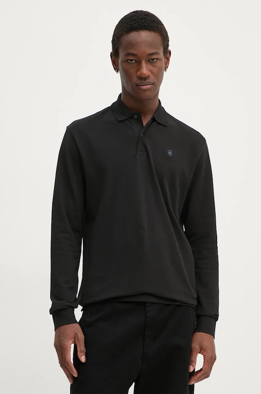 G-Star longsleeve cu elastan negru D14141.5864
