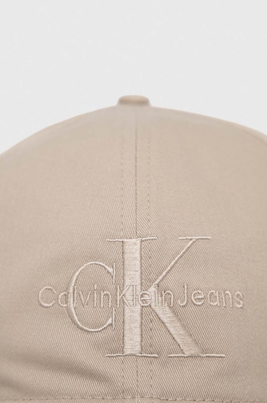 Calvin Klein Jeans czapka K60K606624 beżowy AW22