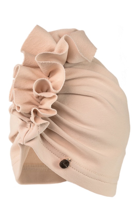 Jamiks - Детска шапка памук бежов JWC138