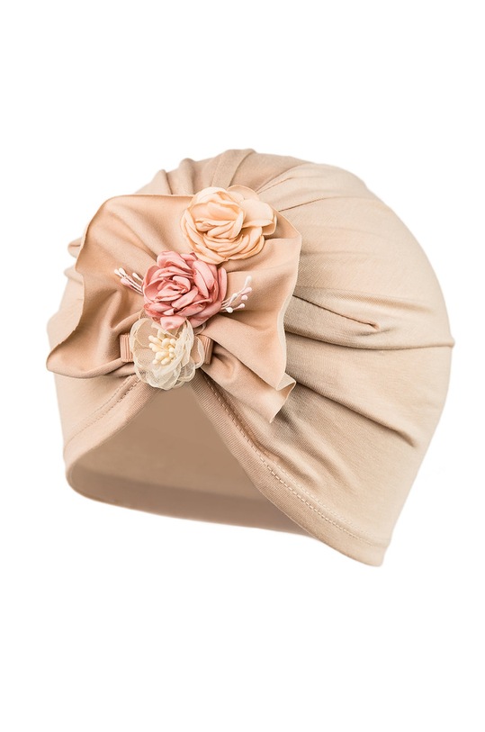 Jamiks - Детска шапка тънък бежов JWC185