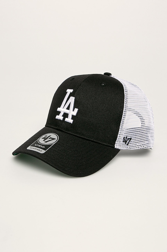 47 brand - Czapka MLB Los Angeles Dodgers czarny B.BRANS12CTP.BKC