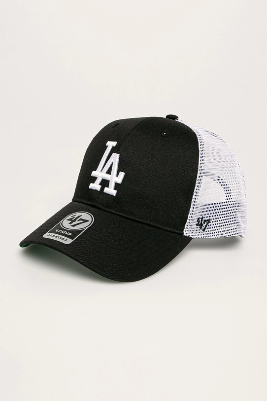 47 brand - Czapka MLB Los Angeles Dodgers czarny B.BRANS12CTP.BKC