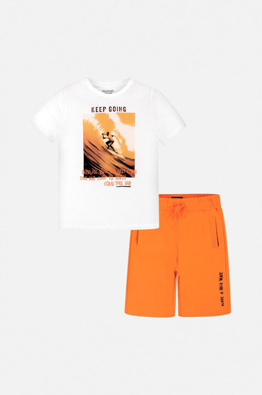 Mayoral - Compleu copii 128-172 cm 6613.7E.JUNIOR alb SS20