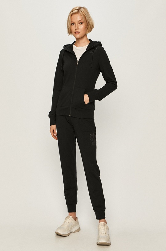 EA7 Emporio Armani - Tepláková súprava s elastanom čierna 3HTV61.TJ31Z