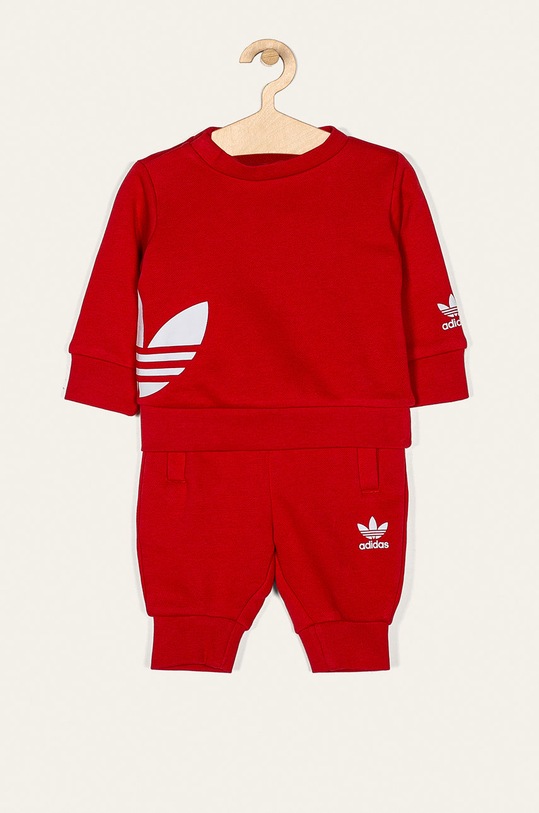 adidas Originals - Dětská tepláková souprava 62-104 cm FM5609 červená FM5609