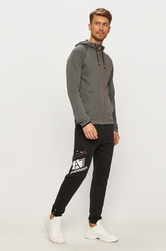 EA7 Emporio Armani - Tepláková súprava pletenina čierna 3HPV77.PJJ5Z