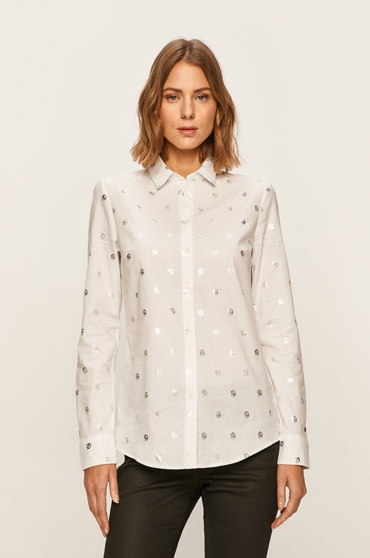 Tommy Hilfiger - Camasa lung alb WW0WW26601