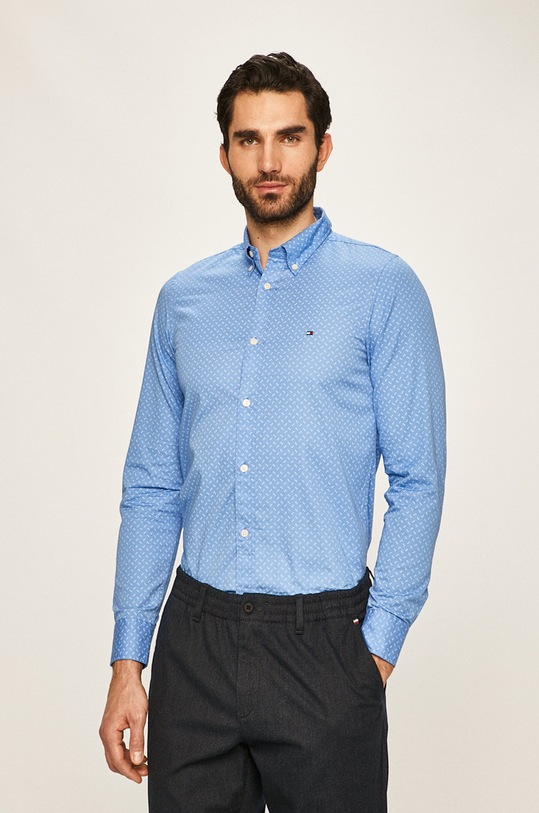 Tommy Hilfiger - Camasa MW0MW12173 albastru SS20