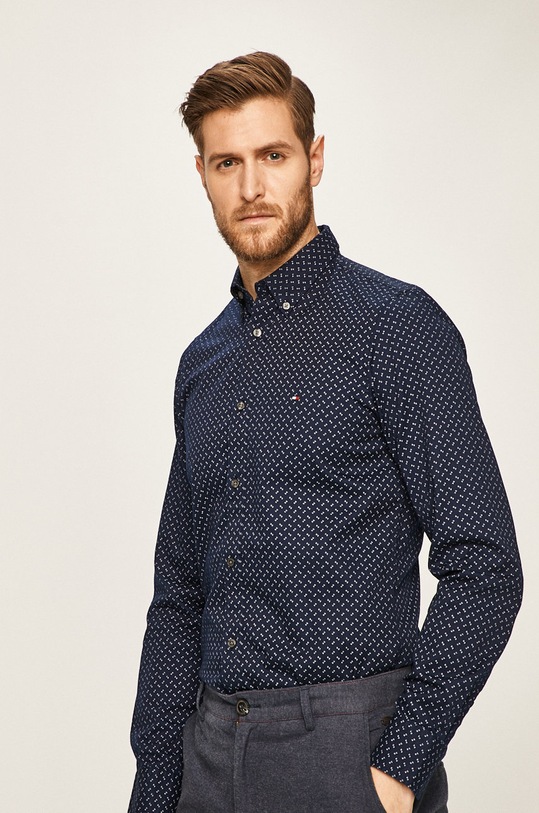 Tommy Hilfiger - Camasa MW0MW12173 bleumarin SS20