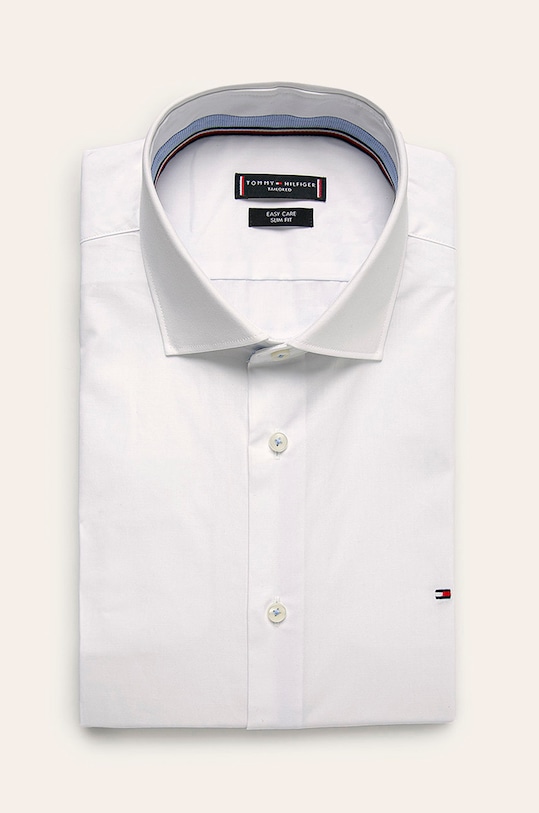Tommy Hilfiger Tailored - Košeľa slim biela TT0TT06391