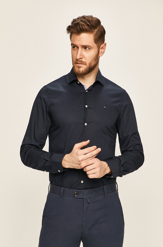 Tommy Hilfiger Tailored - Koszula TT0TT06391 granatowy AA00