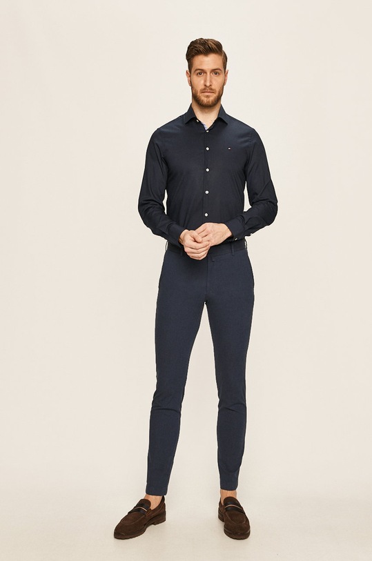 Tommy Hilfiger Tailored - Koszula granatowy TT0TT06391